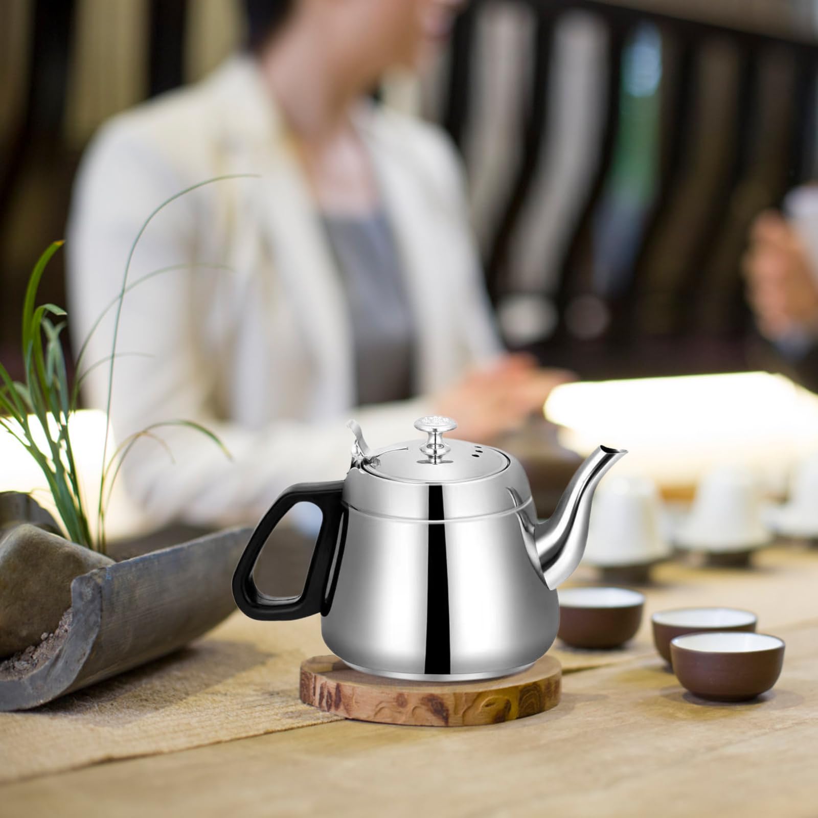 Amazon｜やかん ステンレス - 1.5L 大型ケトル 茶こし付き,食品